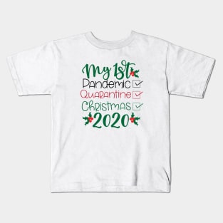 Merry Quaratine Christmas 2020 T-Shirt, Funny Toilet Tissues Xmas Retro Gift Top Kids T-Shirt